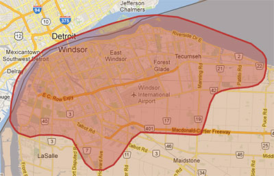 Windsor WIND Mobile coverage