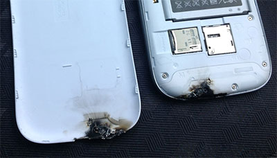 Damaged Samsung Galaxy S III