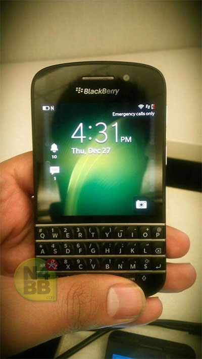 Rumoured RIM BlackBerry X10