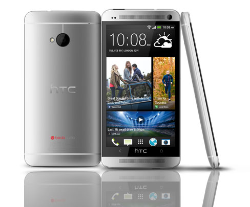 HTC One in silver