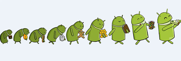 Google Android evolution