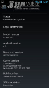 Rumoured Android 4.3