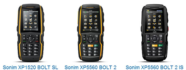 Sonim BOLT 2 smartphone lineup for Bell