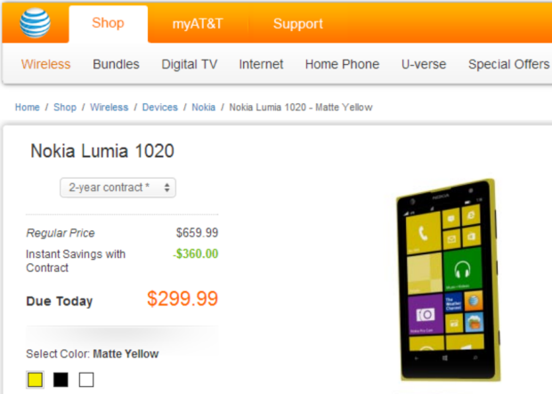 Lumia 1020 Preorder