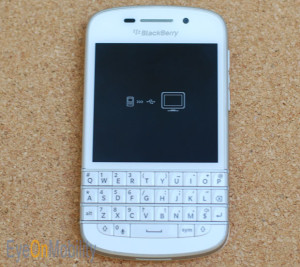 BlackBerry Q10 front