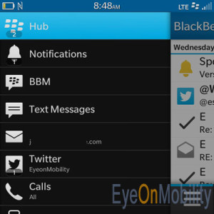 BlackBerry 10 Hub