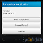 BlackBerry 10 reminder