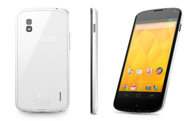 Google Nexus 4 in white