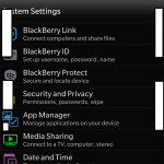 Rumoured BlackBerry 10.2 screenshot