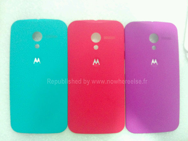 Rumoured Motorola Moto X case colour options