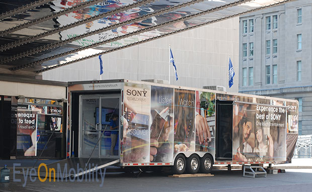 Sony UX Truck - Outside