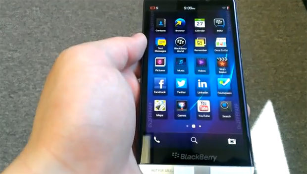 Rumoured BlackBerry Z30