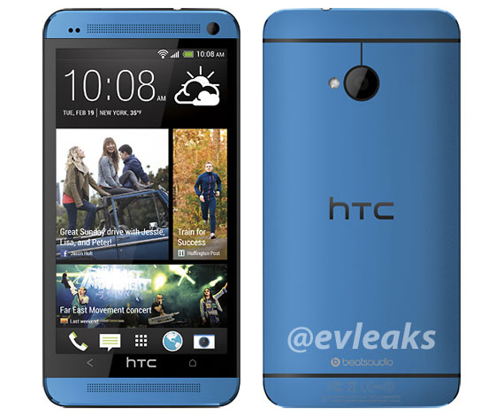 Rumoured HTC One in blue