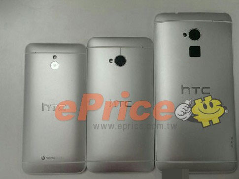 Rumoured HTC One Max size comparison