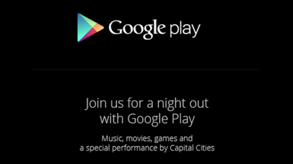October 2013 Google Play event