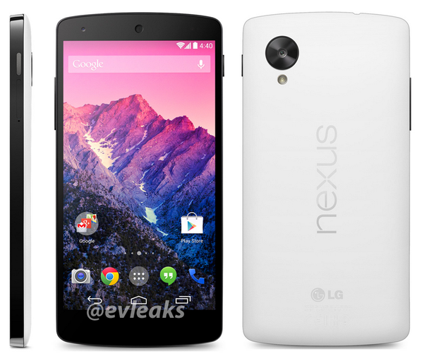 Rumoured Google Nexus 5 in white