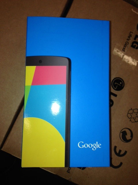 Rumoured Google Nexus 5 in warehouse