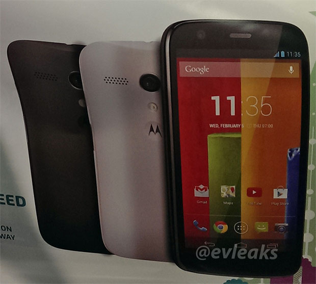 Rumoured Motorola Moto G