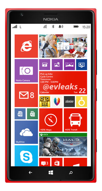 Rumoured Nokia Lumia 1520