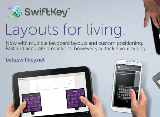 SwiftKey 4.3 keyboard layouts