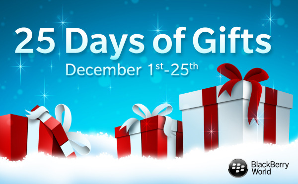 BlackBerry World 25 Days of Gifts