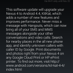 Google Nexus 4 Android 4.4 upgrade