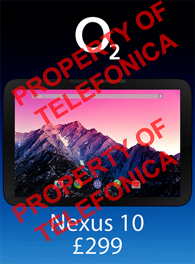 Rumoured Google Nexus 10 by LG