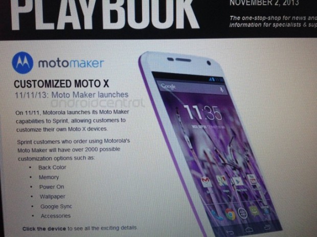 Motorola Motomaker coming to Sprint?