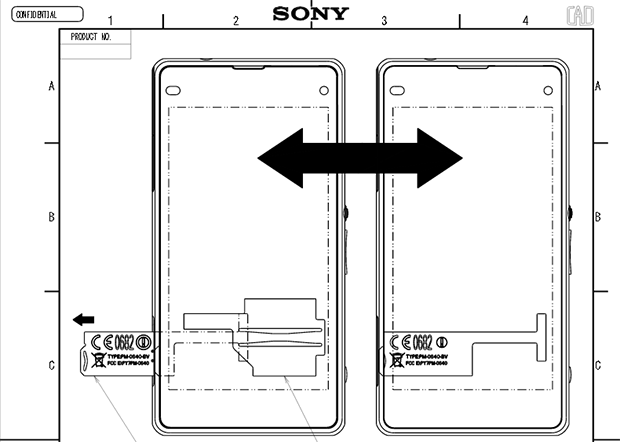 FCC label for Sony Amami