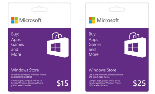 Microsoft now offering gift cards for Windows 8.1 and ...