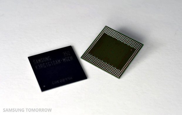 Samsung 8GB LPDDR4 chips
