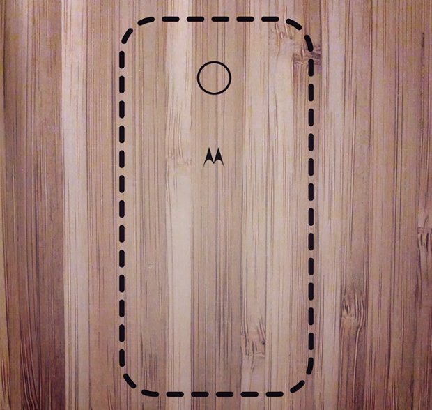 Motorola teaser for wood Moto X plates