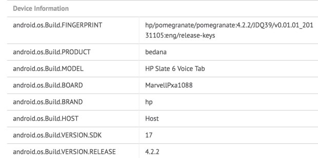 Rumoured HP Slate 6 Voice Tab Gfxbench results