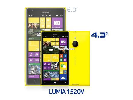 Rumoured Nokia Lumia 1520V