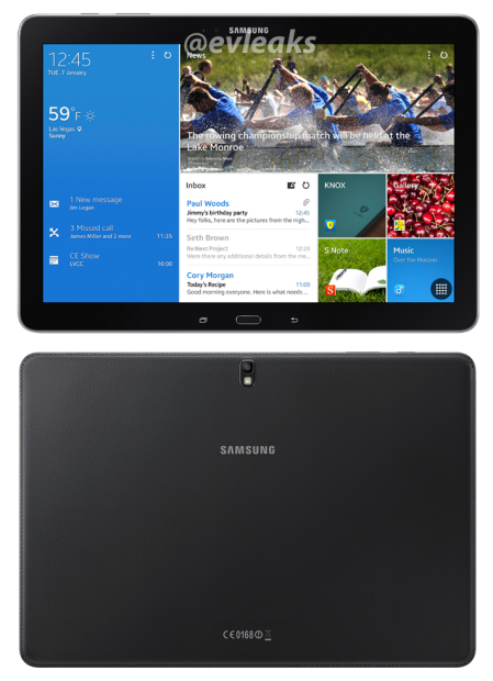 Rumoured Samsung Galaxy Tab Pro 12.2