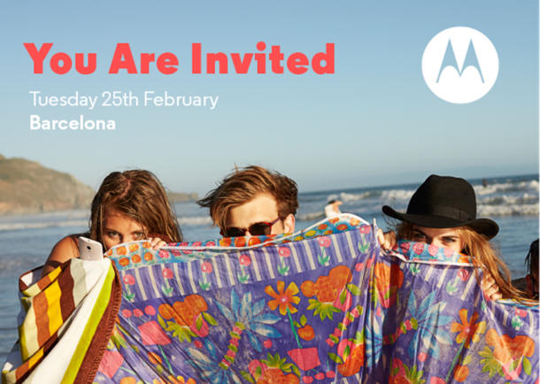 Motorola MWC 2014 event invitation