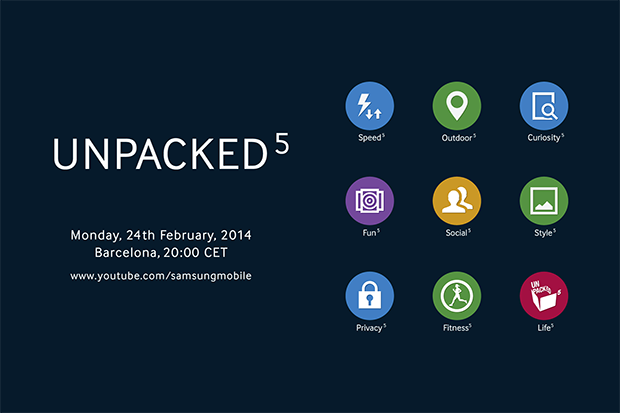 Samsung Unpacked teaser for MWC 2014