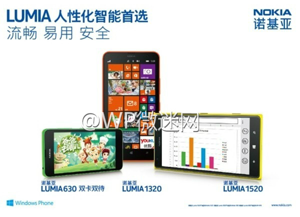 Rumoured Nokia Lumia 630