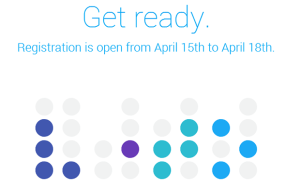 Google I/O 2014 registration