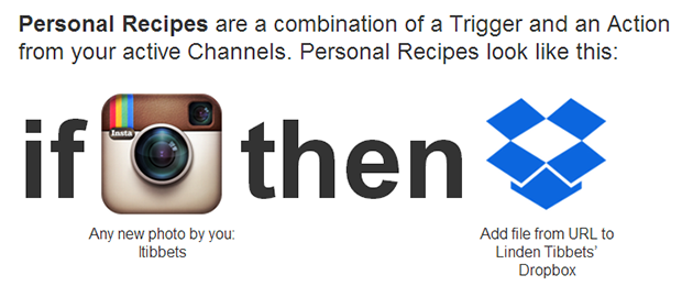 IFTTT recipe