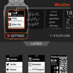 Pebble OS 2.0 locker