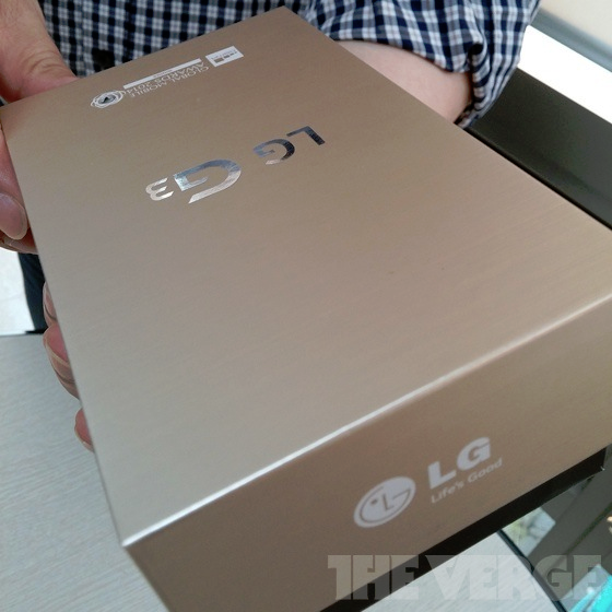 Rumoured LG G3 retail box