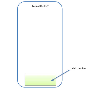 HTC 0P9O110 FCC label