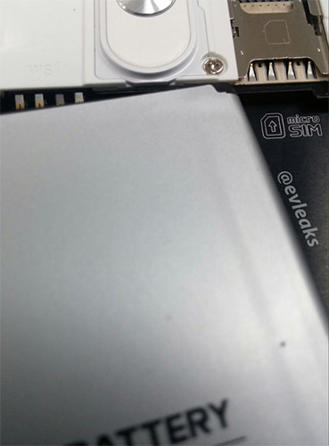 Closeup of the rumoured LG G3