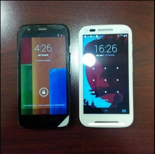 Rumoured Moto E in white