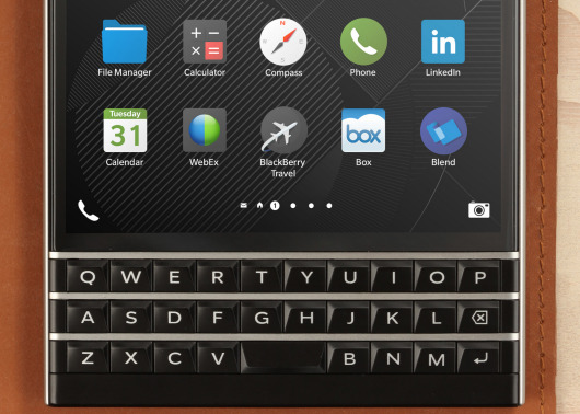 BlackBerry Passport keyboard