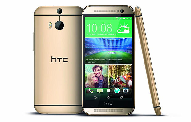 HTC One (M8) in Amber Gold