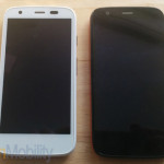 Moto G with 4G LTE next to Moto G