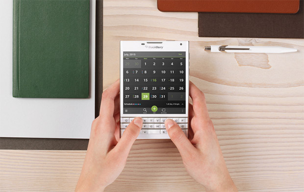 BlackBerry Passport in white