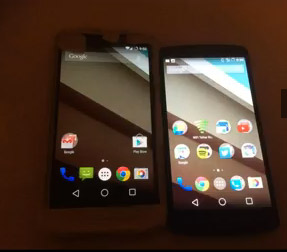 Rumoured Motorola device running Android L